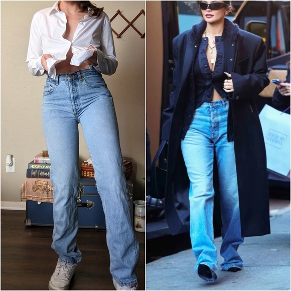 Levi's Denim - Levi's 501 Vintage Straight Leg Jeans 90s